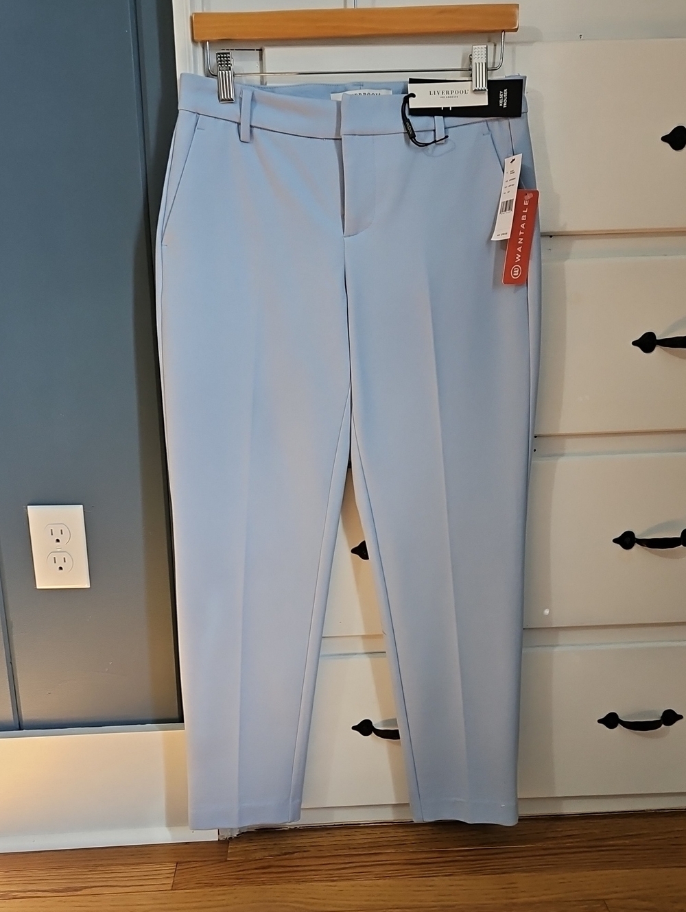 Liverpool Misty Blue Women's Dress Pants